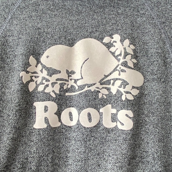 Roots salt and pepper pull over kanga hoodie size medium - Picture 3 of 12